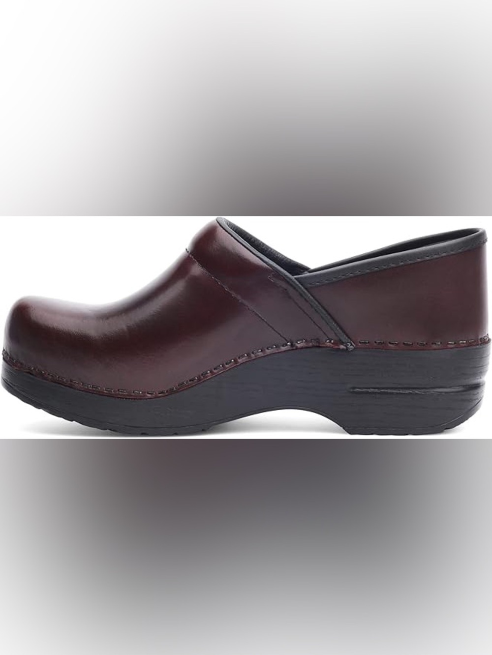 Dansko Women's Professional Cabrio Clog-Slip on, Genuine Leather, Reddish Brown